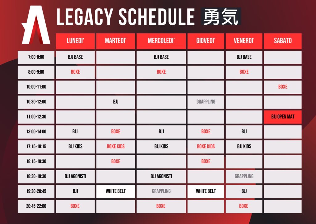ORARI LEGACY